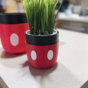 Mickey inspired vase, pot, or bowl