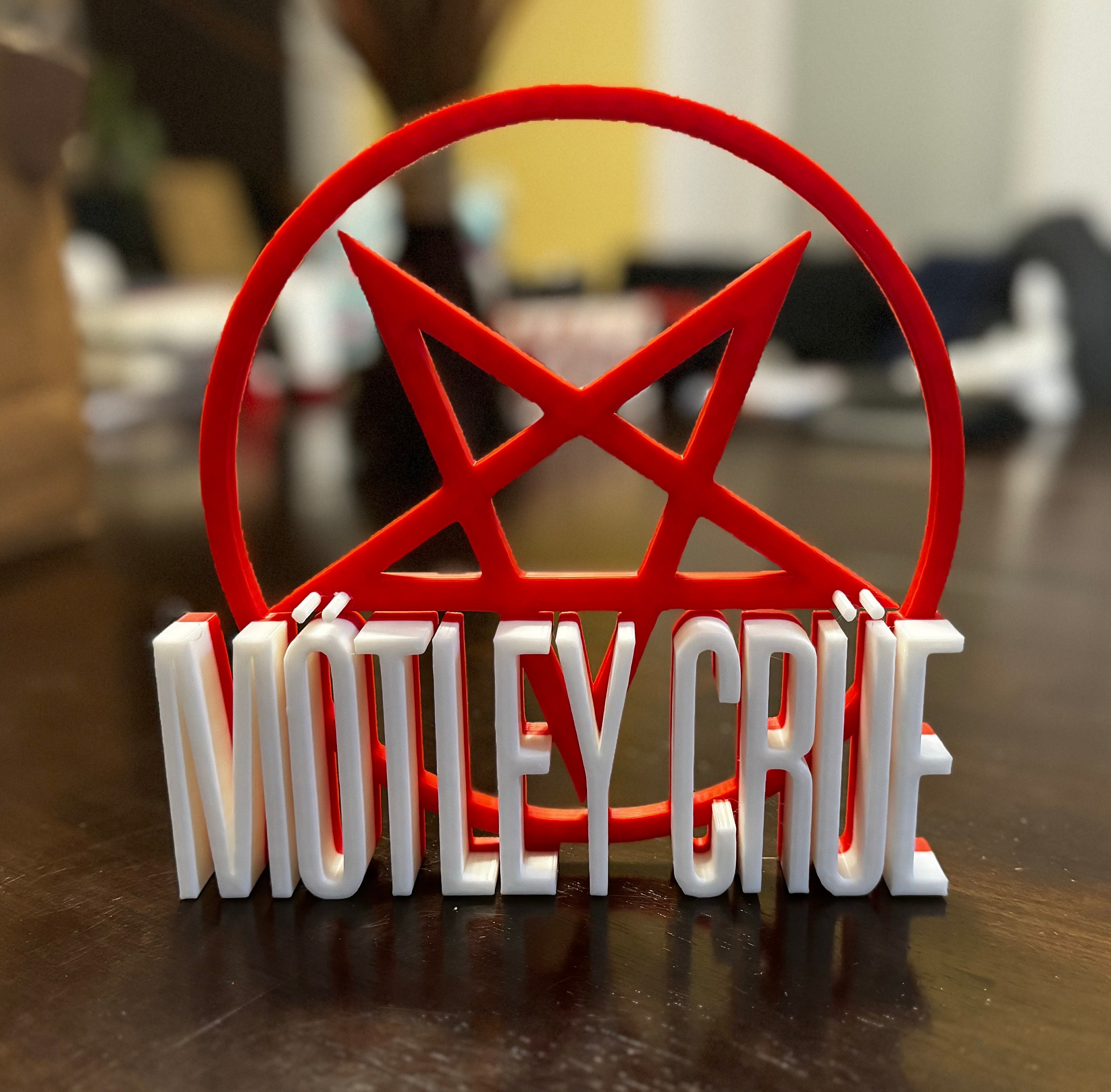 Motley Crue Custom 3D Printed Logo - Etsy