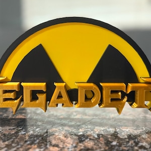 Megadeth fan created custom 3D printed logo
