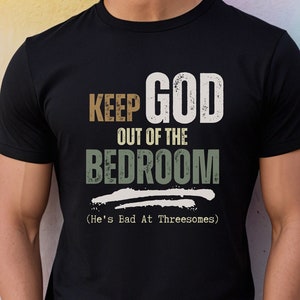 Unhinged Blasphemous Shirt, Sarcastic God Shirt, Funny Christian Meme Shirt, Gift For Atheist, Trendy Graphic Tee, Funny Anti Religion Shirt image 7