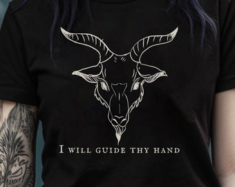 Pagan Clothing: Witch Shirt Black Phillip Shirt Satanic Clothing Baphomet Shirt Occult Shirt for Satanist Witch Gifts Godless Devilcore