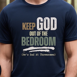 Unhinged Blasphemous Shirt, Sarcastic God Shirt, Funny Christian Meme Shirt, Gift For Atheist, Trendy Graphic Tee, Funny Anti Religion Shirt