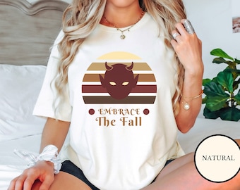 Satanic Clothing Lucifer Shirt Fallen Angel TShirt Pagan Clothing Gift For Atheist Shirt Alt Clothing Satanic Witch Exvangelical Autumn Fall