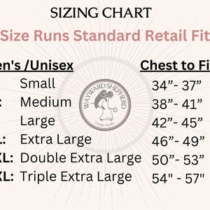 Chest and Bust Fitting Charts For Our Unisex T-Shirts