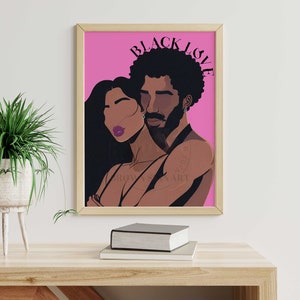 African Wall Art Digital Download Black Owned Artwork Abstract Printable Unique Modern Expression