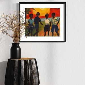Black Owned Art Digital Wall Print Ethnic African American Design Modern Artwork Printable Creative Culture Painting Unique Home Decor Piece