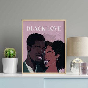 Abstract Wall Art Printable Black Owned Creative African American Expression Modern Digital Print
