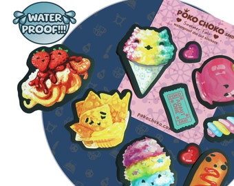 Carnival Tumbler Decal, Stickers for Tumbler, Cute Tumbler Food Decal, Food Decal, Waterproof Decal, Cute food stickers, candy Sticker