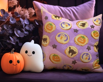 Bonita almohada de galleta de azúcar para Halloween, decoración de Halloween, decoración gótica pastel, regalo para góticos, almohada kawaii, decoración pastel, decoración de panadería