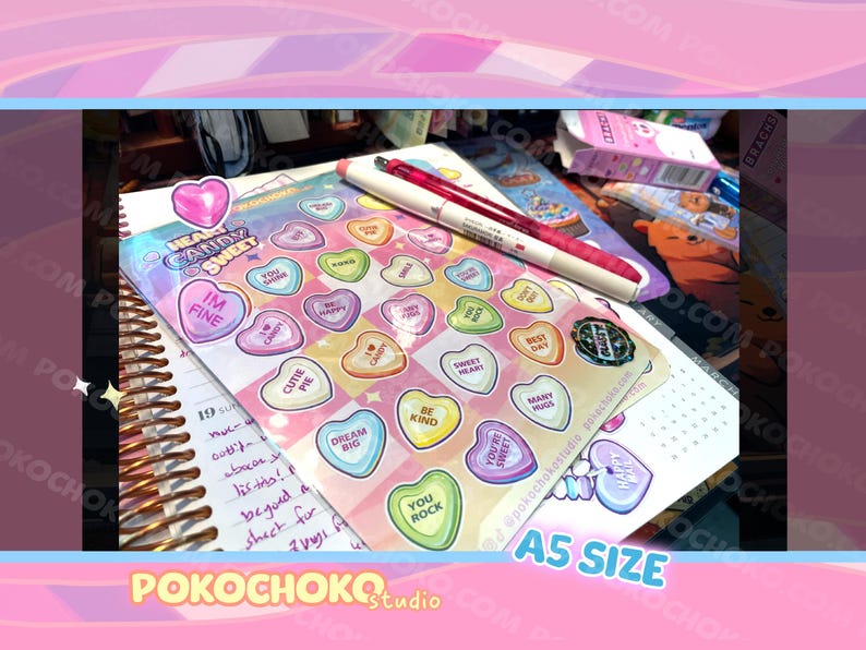Cute Stickers
funny stickers
scrapbooking
kawaii stickers
food sticker
candy sticker
Valentines Day
conversation hearts
sweet tarts
red panda
valentines gift
pink stickers
pastel stickers