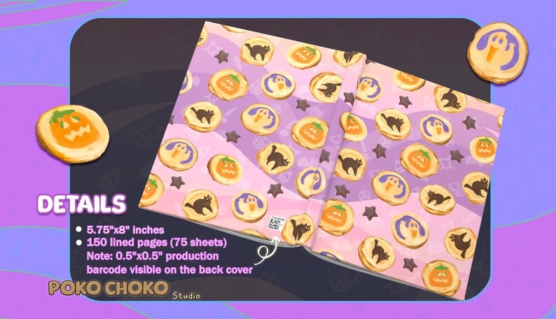 Cookie Journal
Food Journal
Halloween Stationery
Kawaii Journal
Halloween Notebook
Retro Journal
Halloween Journal
Pilsbury Cookies
Halloween Cookie
Halloween Gift
Gift for Halloween
Sugar Cookie Decor
Halloween Decor
