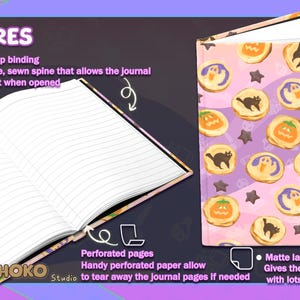 Cookie Journal
Food Journal
Halloween Stationery
Kawaii Journal
Halloween Notebook
Retro Journal
Halloween Journal
Pilsbury Cookies
Halloween Cookie
Halloween Gift
Gift for Halloween
Sugar Cookie Decor
Halloween Decor