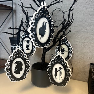 Villains Portrait Ornaments