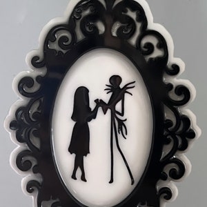 Jack and Sally Portrait Ornament
