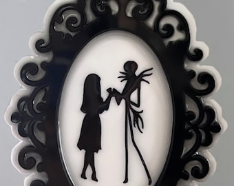 Jack und Sally Portrait Ornament