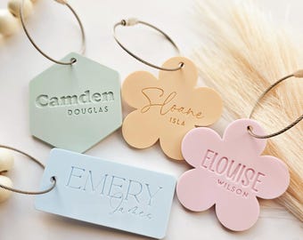 Acrylic Custom Personalized Luggage Bag Tag