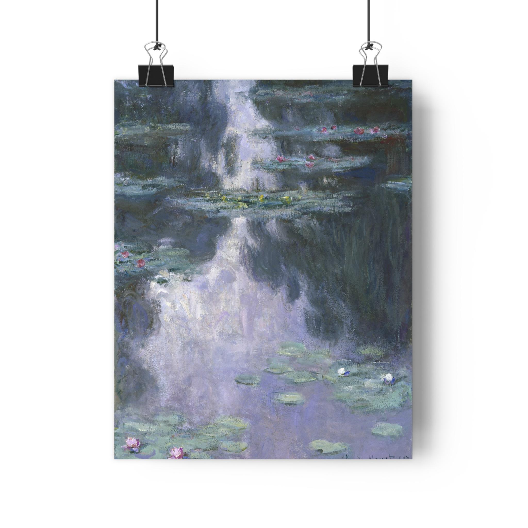 Water Lilies by Claude Monet, Serene Water Lily Giclée Print Art, Impressionist Décor, Gift for Art Lovers, Wall Art, Nature Inspired
