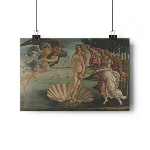 The Birth of Venus by Botticelli, Renaissance Art Giclée Print - Classic Wall Decor, Living Room, Art Lovers, Vintage Style, Classic Art