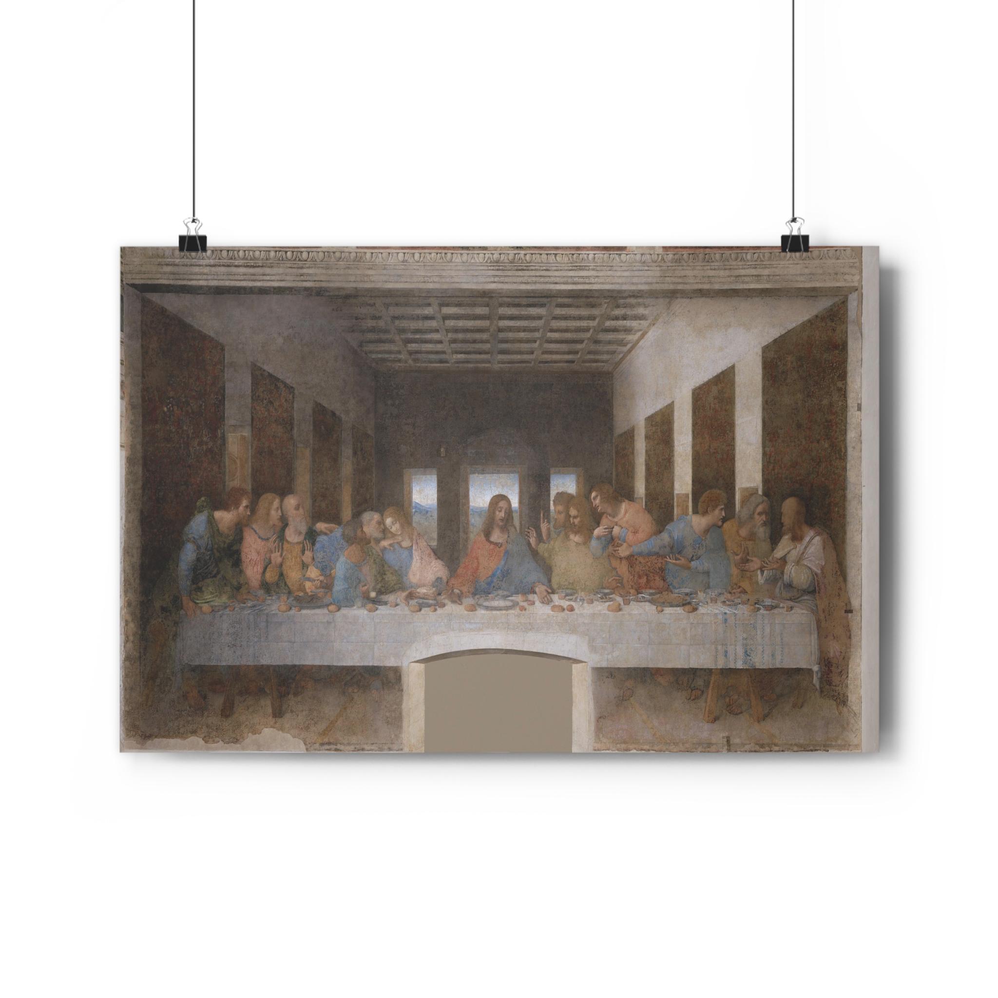 The Last Supper by Leonardo Da Vinci, Inspirational Giclée Print of the ...