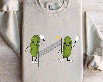 Pickles Playing Pickleball Sweatshirt, Pickleball Shirt, Pickleball Sweatshirt Gift, Pickleball, Pickleball Season Sweatshirt