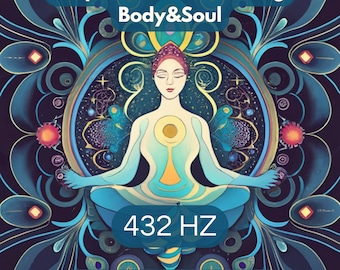 432 Hz Deep Healing Frequency 1hr | Body & Soul Healing | Meditation | Binaural Beats Music | Raise Consciousness and Manifest Miracles