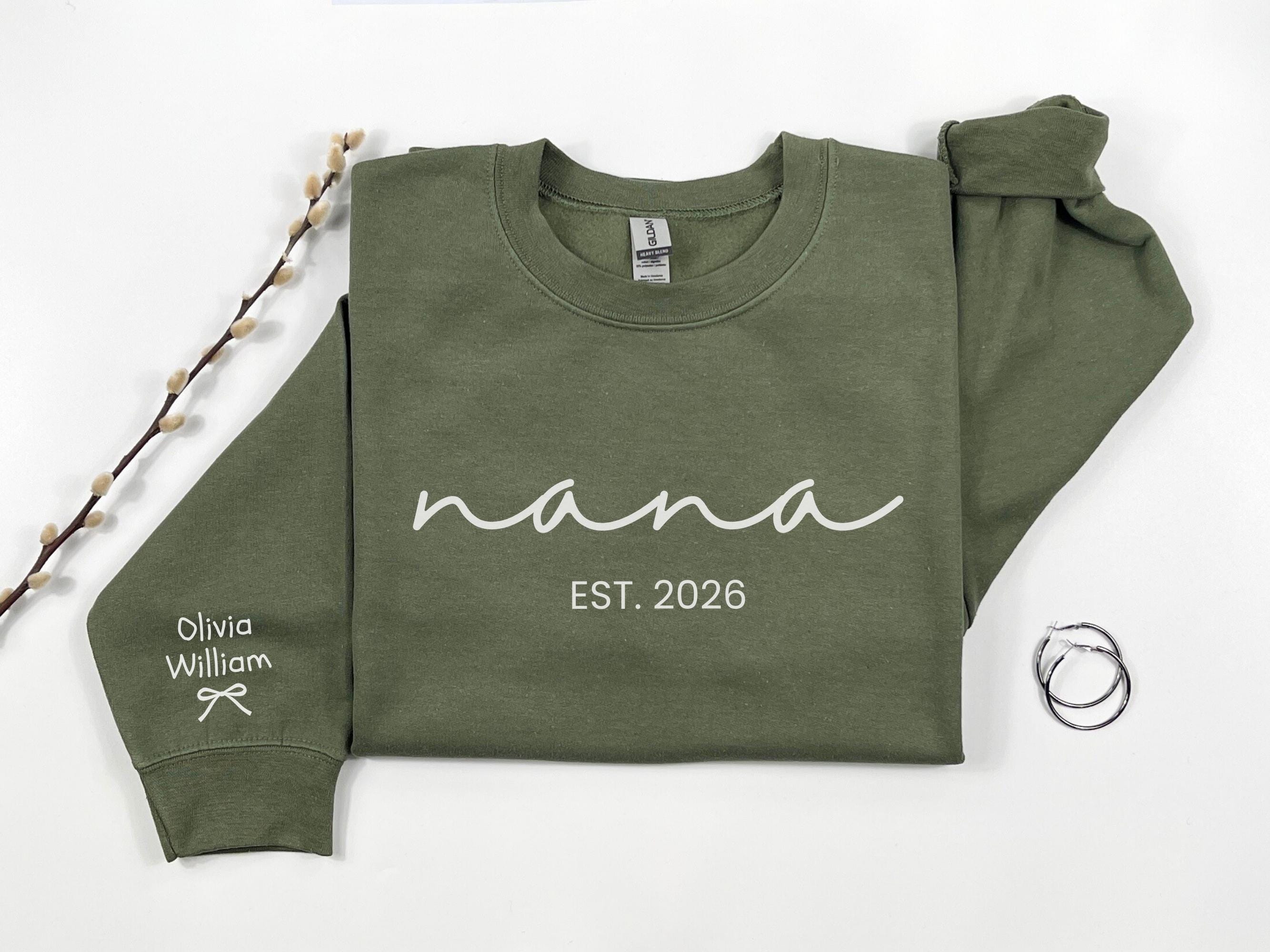 Nana Shirt With Names - Etsy Canada
