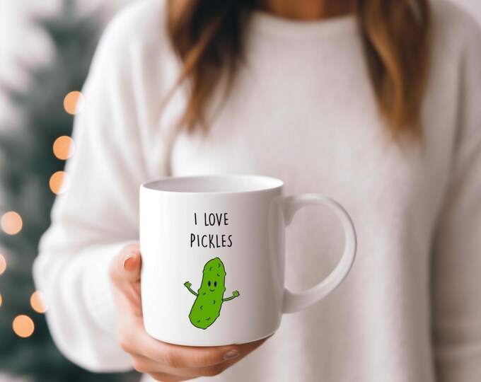 I Love Pickles 15oz Ceramic Mug