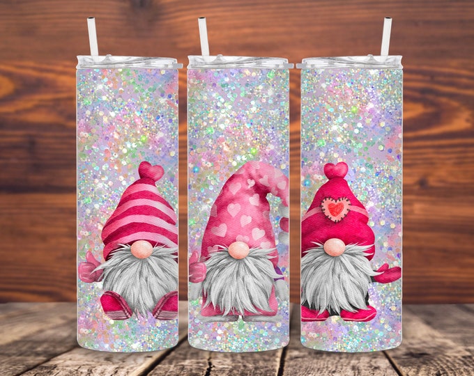 Love Gnomes 20oz/30oz Stainless Steel Tumbler or Sports Bottle