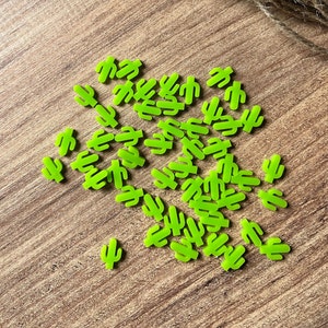 50 pezzi piccoli coriandoli da tavolo cactus, taglio laser acrilico