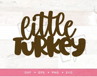 Little Turkey  Digital File, Thanksgiving 1st Birthday, Turkey Cake Topper, Turkey Second Birthday, Pumpkin is One, Sublimation, SVG