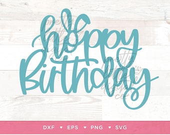 Hoppy Birthday Digital File, Easter Birthday Cake Topper, Spring Time, Easter Bunny Birthday, Bunny Ears, Sublimation, Vector, Download, SVG
