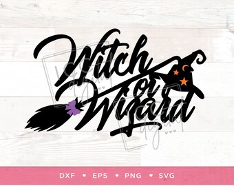 Witch or Wizard Digital File, Halloween Gender Reveal, Halloween Boy or Girl, Boo-y or Ghoul, Pregnant Witch, Baby Announcement, Sublimation