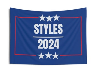 Tapestry Harry Styles 2024 Navy Blue Etsy