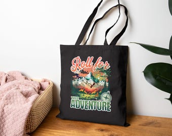 Dungeons & Dragons Tote Bag: Roll for Adventure DND Cotton Canvas