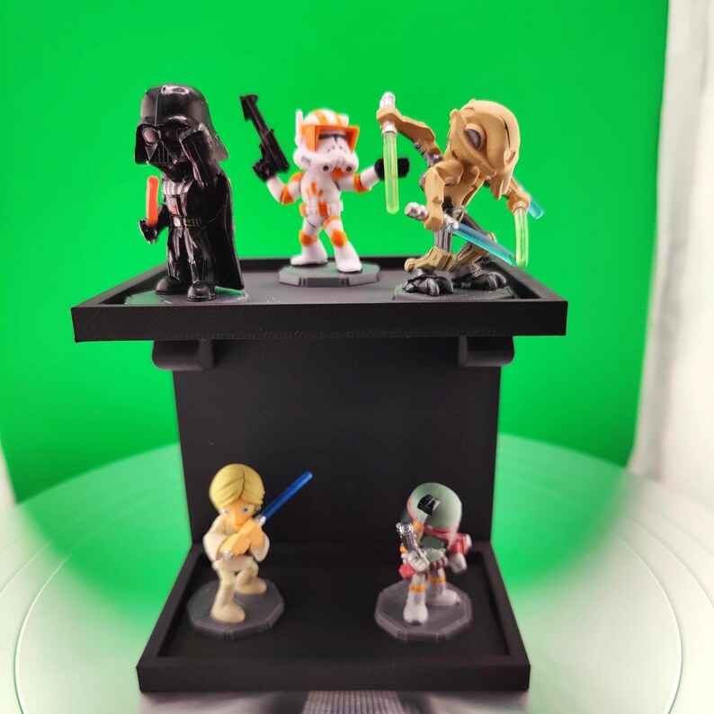 Mini Figure Display Shelf for Minifigures Rpg Gaming Wall Shelf Game ...