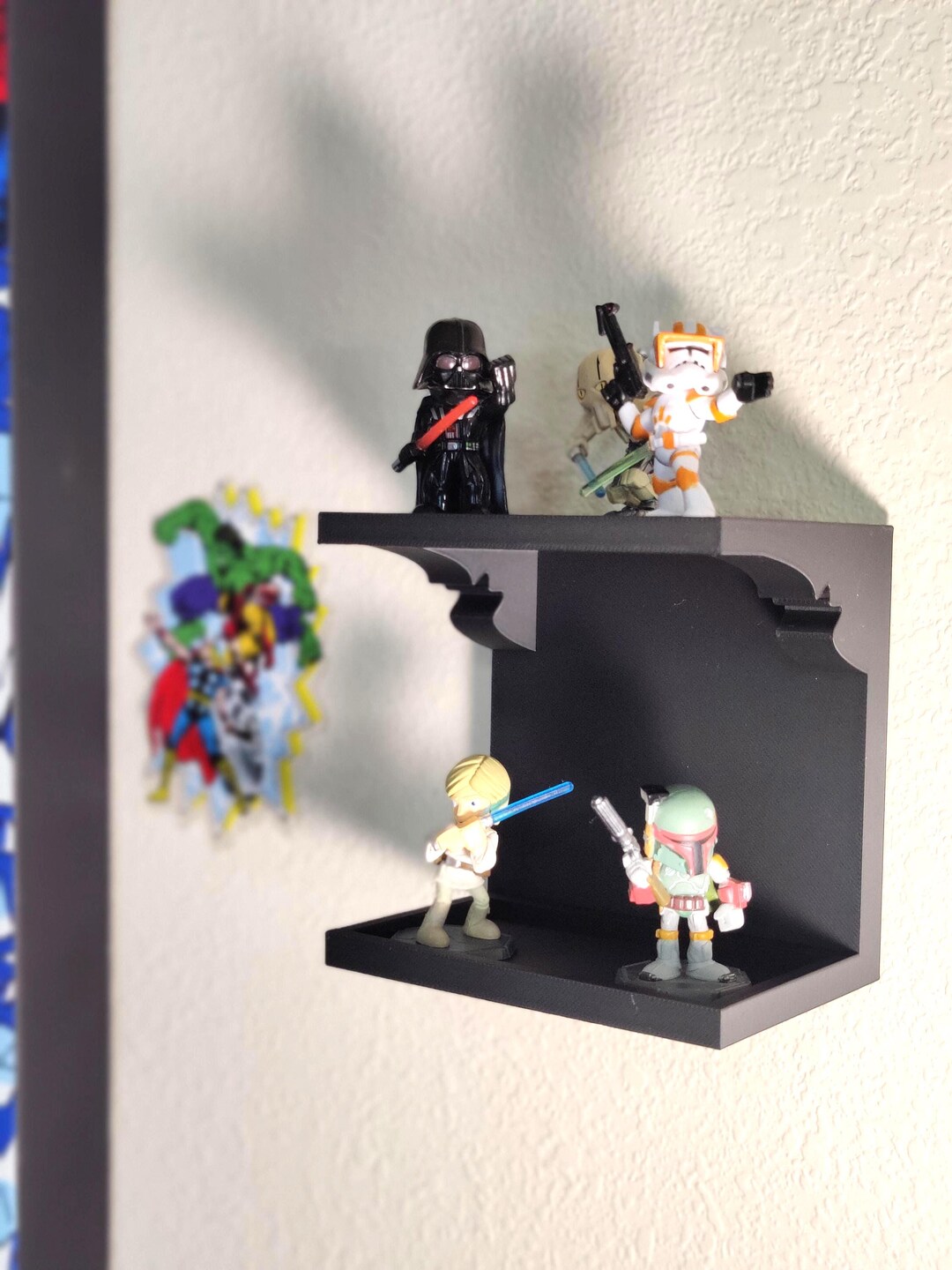 Mini Figure Display Shelf for Minifigures Rpg Gaming Wall Shelf Game ...