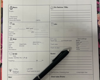 PICU Report Sheet Version 1