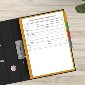 NDIS Authorization for Non-Prescription Medication Digital Download
