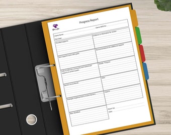 NDIS Progress Notes for Caregivers/Support Workers Printable Download