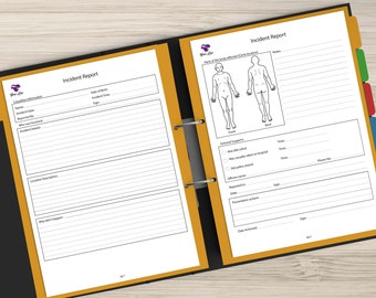 NDIS Vorfallsbericht für unabhängige NDIS-Support-Arbeitskräfte zum Ausdrucken