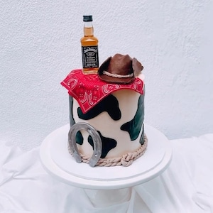 Bandana Cake Wrap DIGITAL LISTING Cowboy Cake Wrap Rodeo Cake Wrap Cowboy Cake Bandana Print Cake Wrap