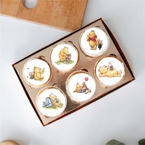 Winnie The Pooh DIGITAL LISTING Cupcake Toppers Winnie the Pooh Edible Icing Sheet Winnie the Pooh Cookies Birthday Party Piglet Tiger