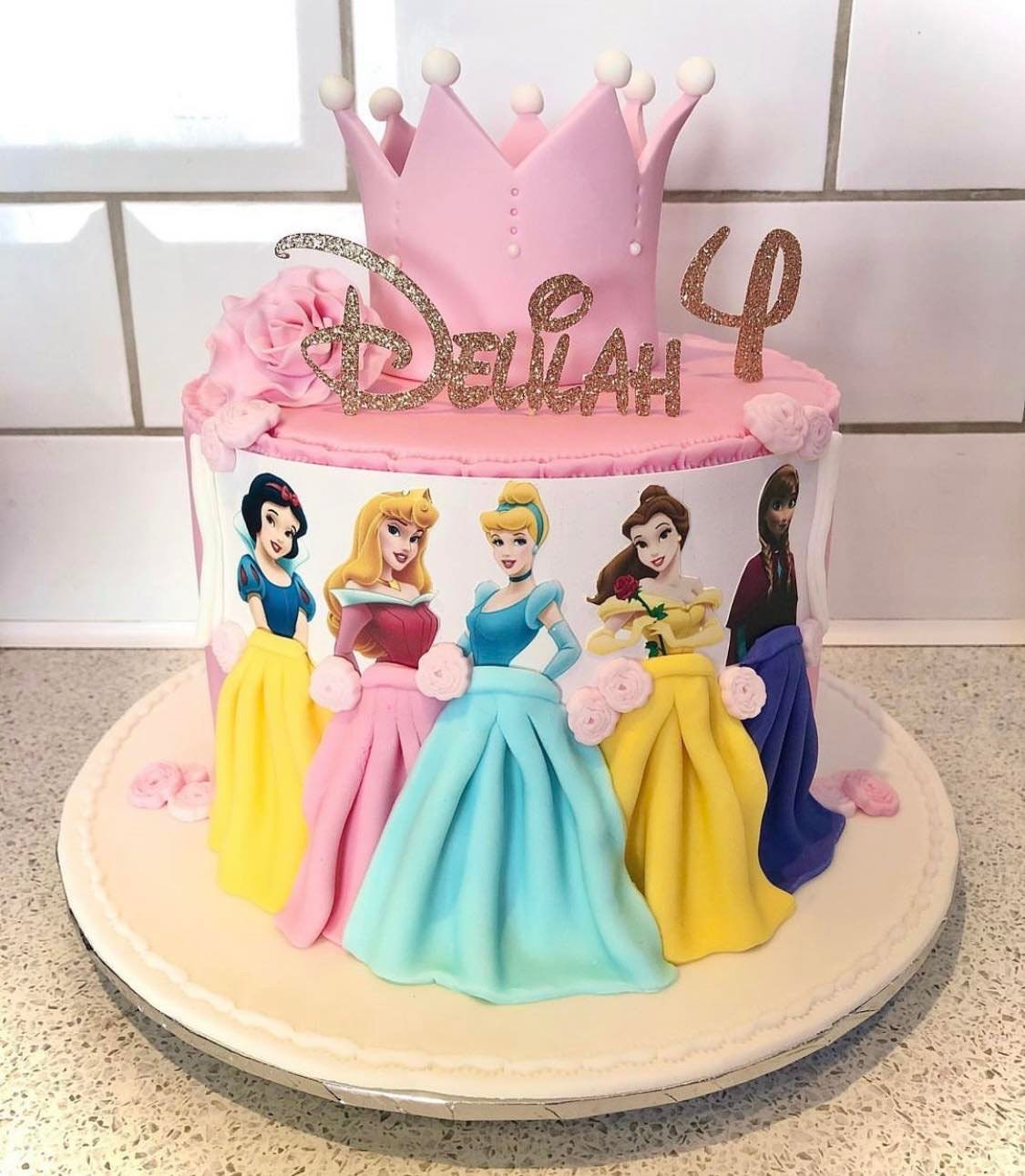 Disney Princess Edible Cake Images