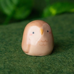 Mini Ceramic Owl | Handmade Forest Friend Figurine | Choose Your Mood
