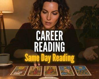 Career Tarot Reading, Psychic Career Guidance, Work Direction, Job Change & Career Path Insight, Money Energy, Same Day Reading