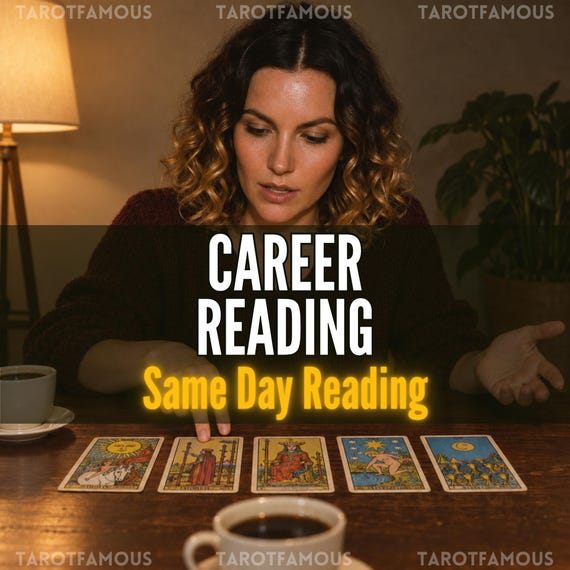 Career Tarot Reading, Psychic Career Guidance, Work Direction, Job Change & Career Path Insight, Money Energy, Same Day Reading