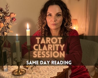 Tarot Clarity Reading, Psychic Insights, Honest Session (Same Day PDF)