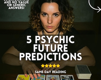 5 Psychic Future Predictions: Detailed Tarot Reading (PDF)
