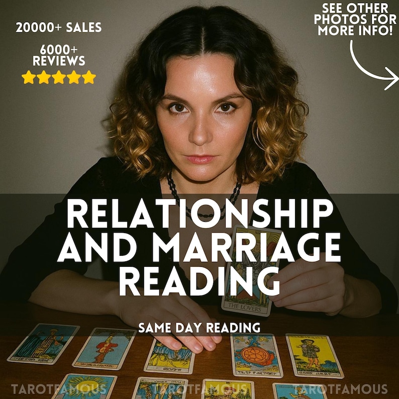 Psychic Love Tarot Reading: Relationship & Marriage Insights (PDF) image 1