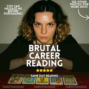 Brutal Career Tarot Reading: Honest Psychic Insights (PDF)